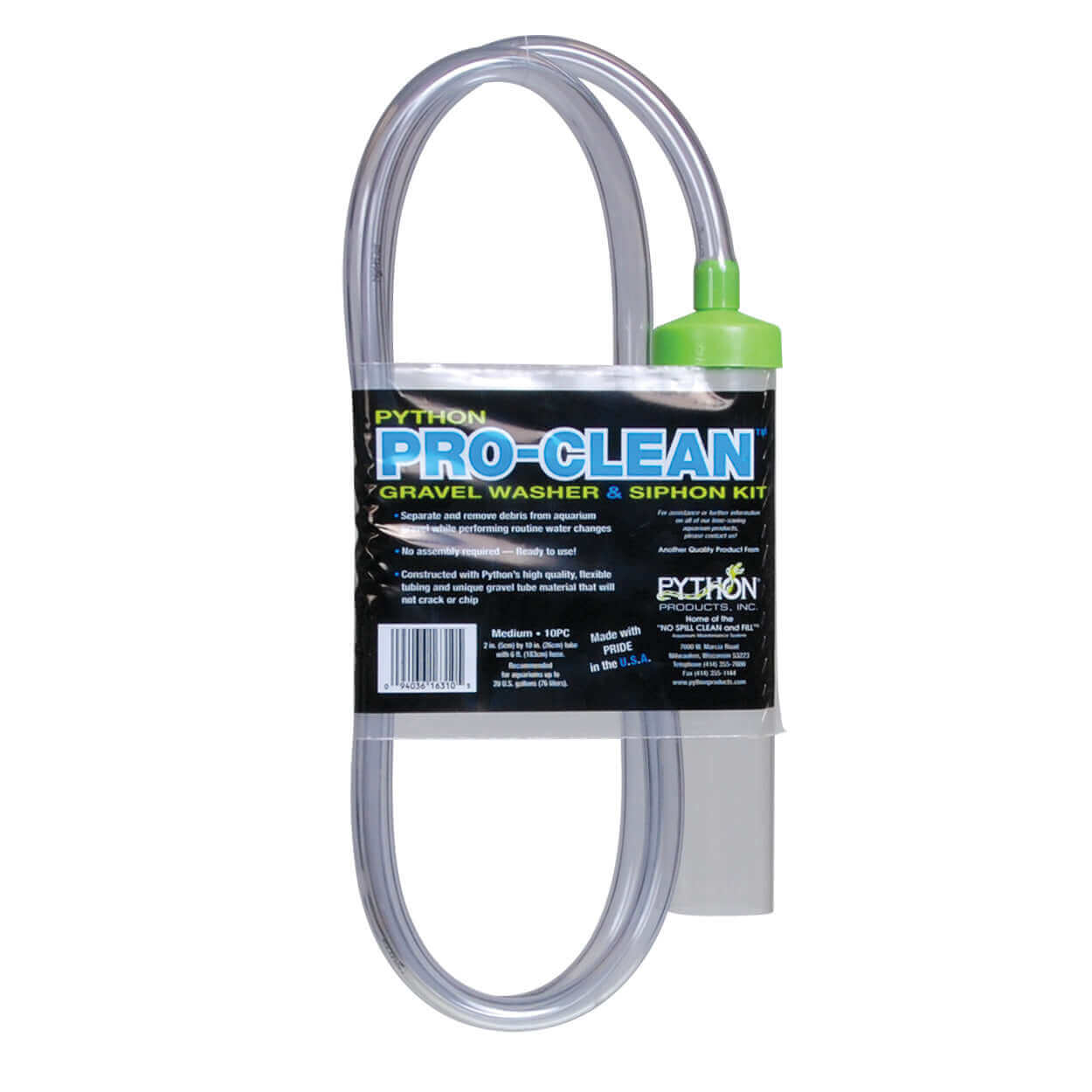 Pro-Clean Gravel Washer & Siphon Kit - Medium Python
