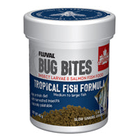 Microgranulés Bug Bites Fluval pour poissons tropicaux de moyenne à grande taille, 1,4-1,6 mm, 45 g