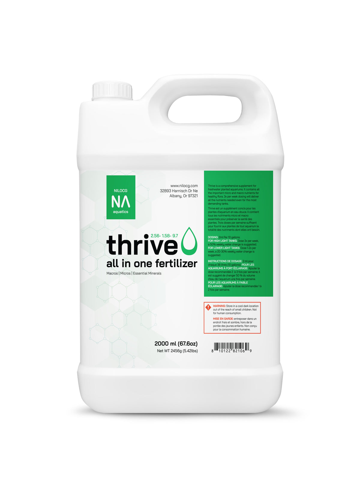 Thrive All-in-One Liquid Aquarium Plant Fertilizer — 500mL (16.9 Ounces)
