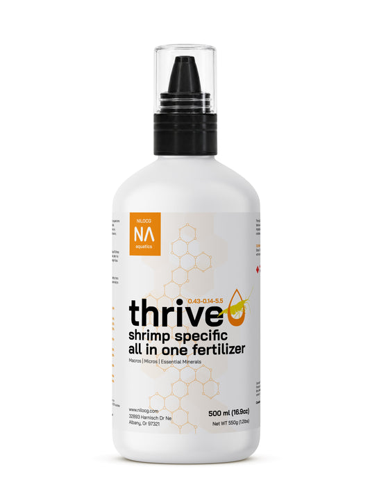 ThriveS All-in-One Shrimp Specific Liquid Aquarium Plant Fertilizer — 500mL (16.9 Ounces)